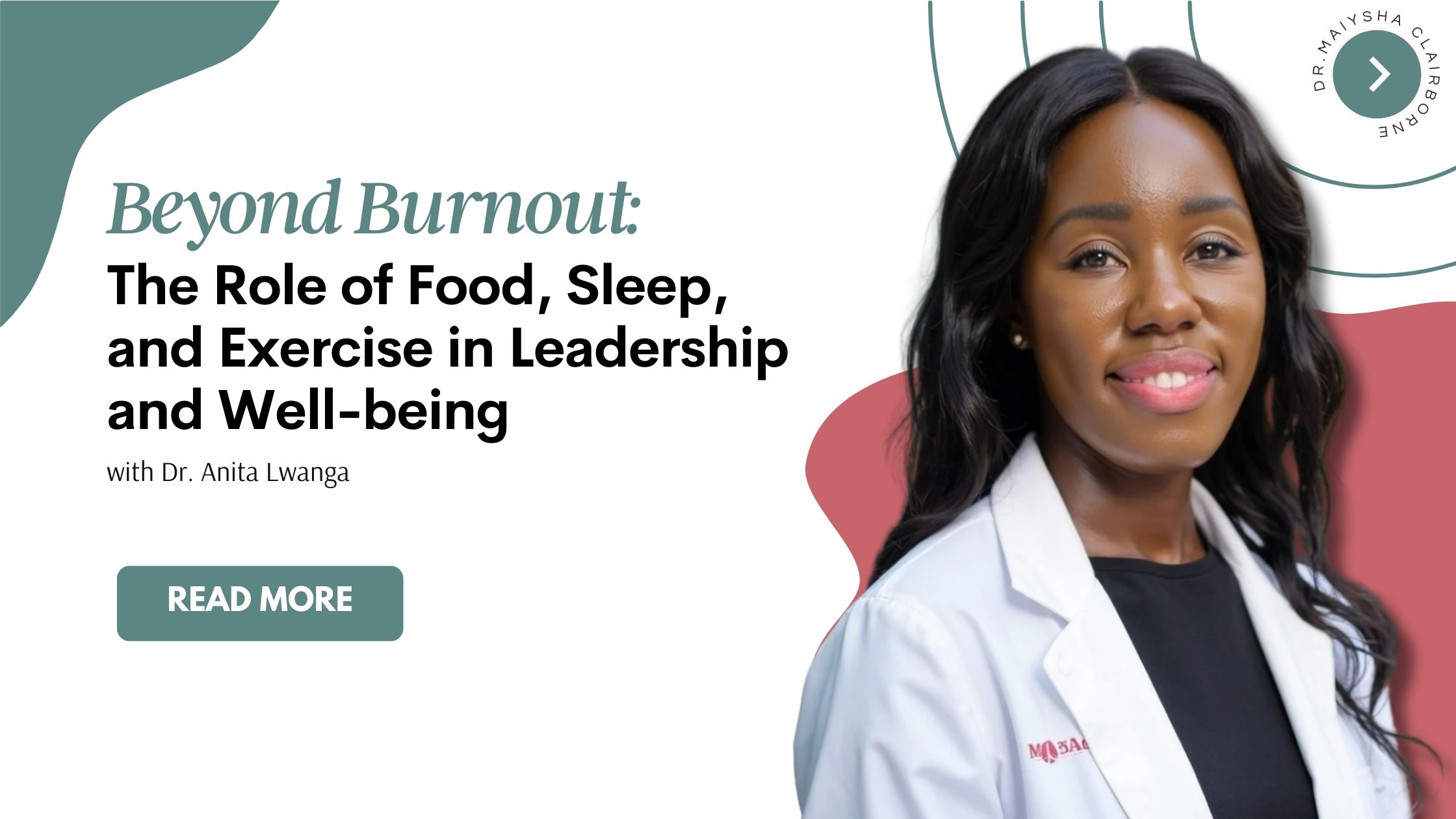 BBB #62: Beyond Burnout: The Role of Food, Sleep, and Exercise in Leadership and Well-being